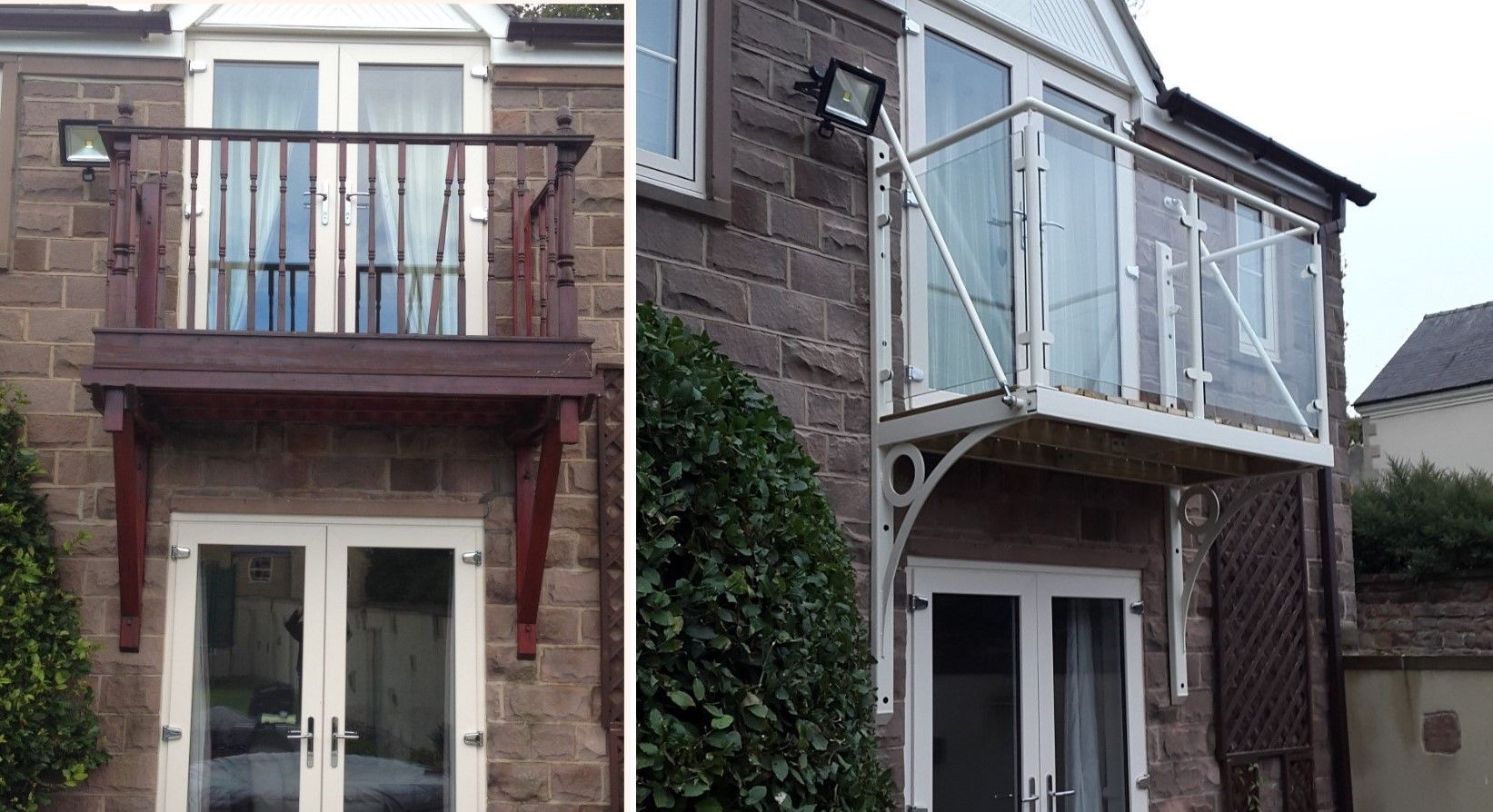 Replacing a timber balcony system